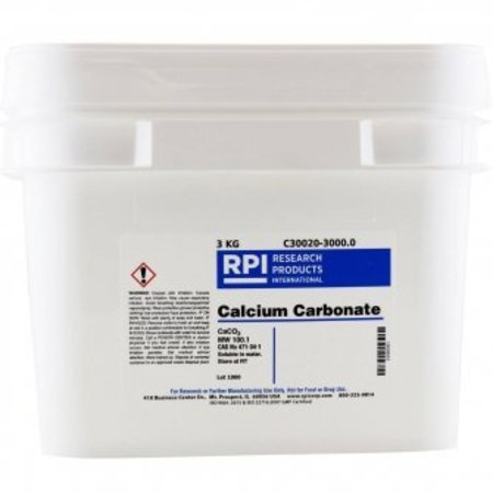 RPI Calcium Carbonate, 3 KG C30020-3000.0